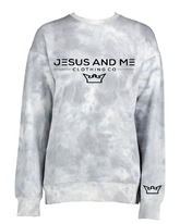 THE JAM GRAY TYE-DYE CREWNECK